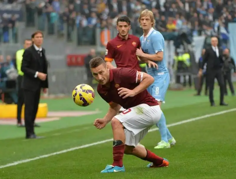 derby roma lazio  francesco totti  13