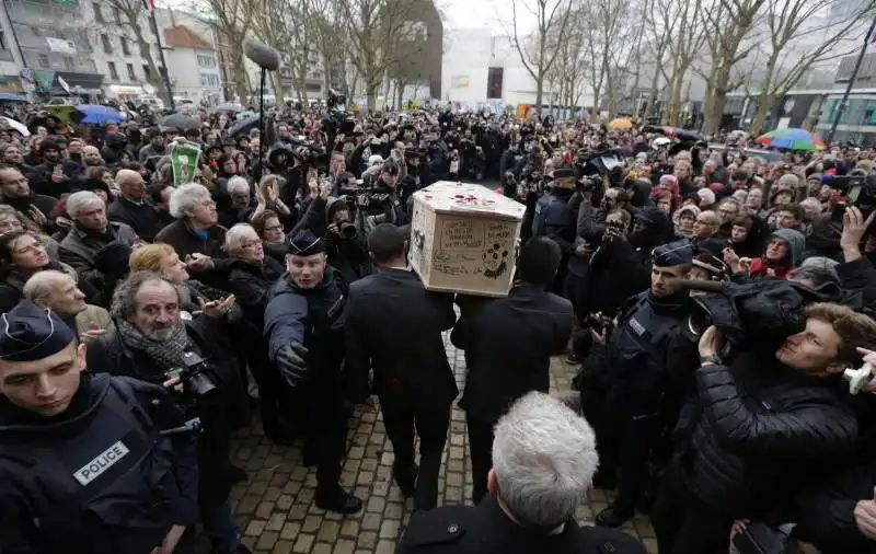 FUNERALI PER LE VITTIME DELLA STRAGE A CHARLIE HEBDO 