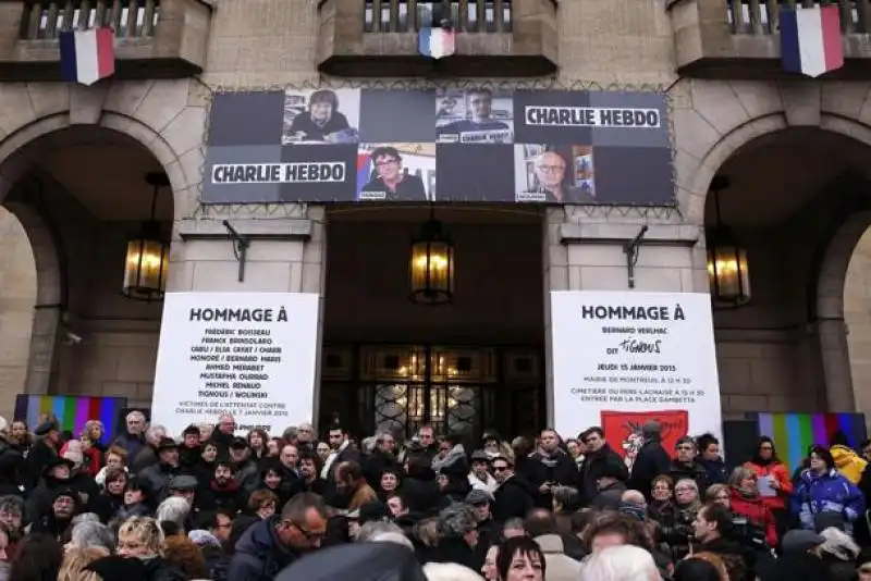 FUNERALI PER LE VITTIME DELLA STRAGE A CHARLIE HEBDO