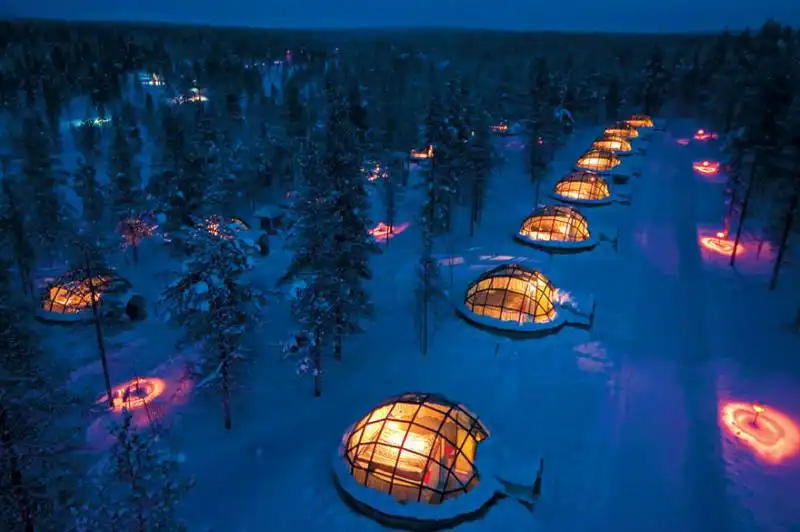 hotel kakslauttanen, finlandia