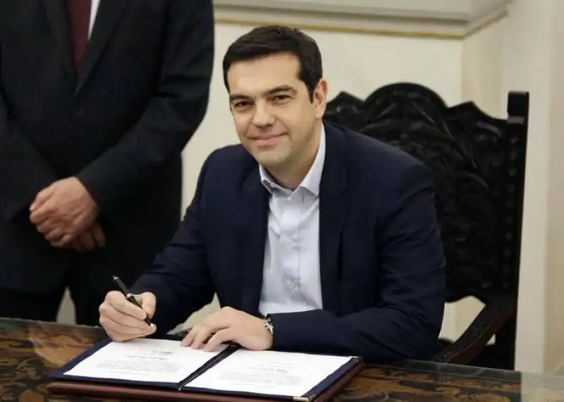 il giuramento di alexis tsipras 