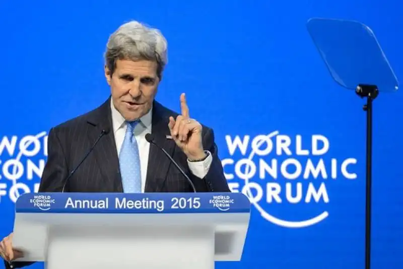 john kerry a davos