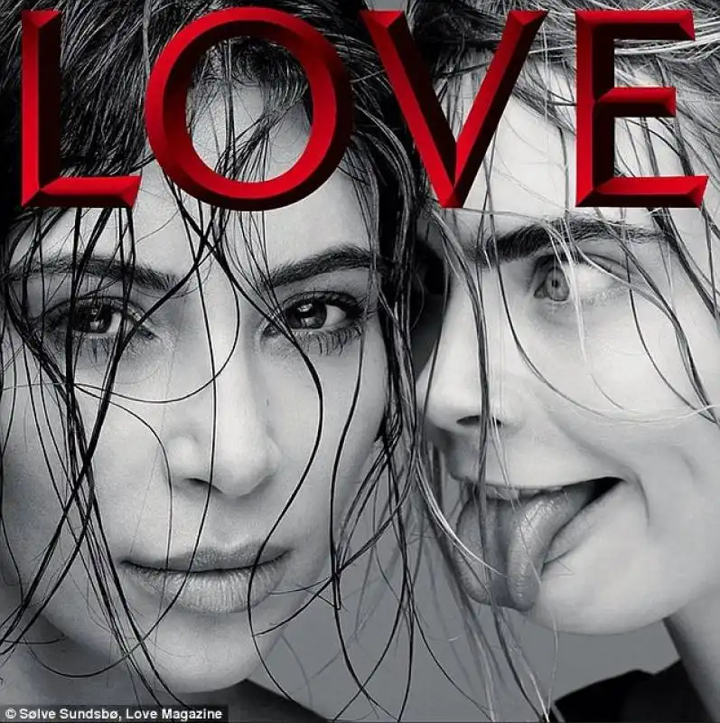 kim e cara su love di febbraio