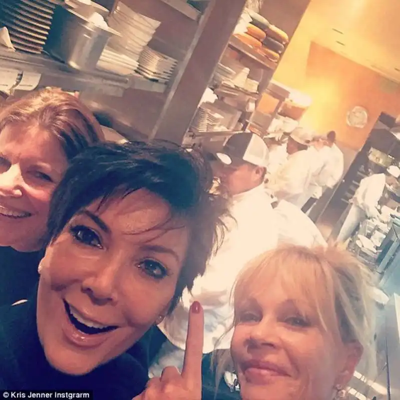 kris jenner e melanie griffith ad aspen