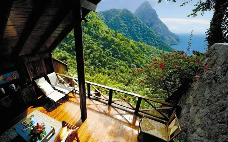 ladera resort, santa lucia  