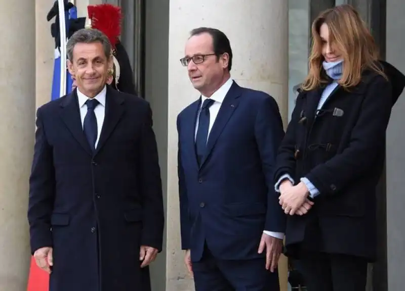 manifestazione a parigi   sarkozy e hollande