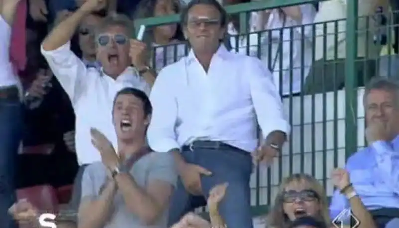 massimo cellino allo stadio