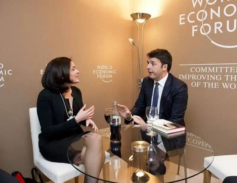 matteo renzi sheryl sandberg