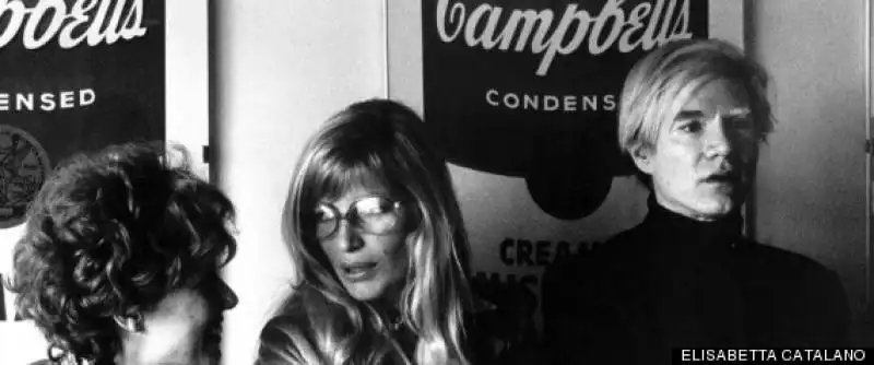 Monica Vitti e Andy Warhol