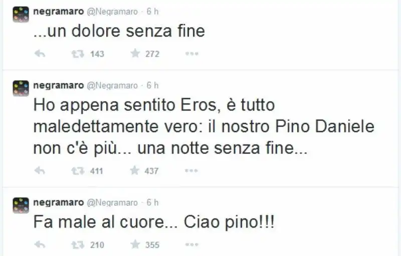 negramaro su pino daniele