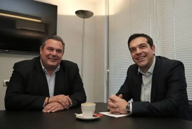 PANOS KAMMENOS ALEXIS TSIPRAS