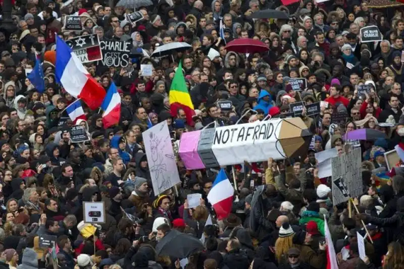 parigi   manifestazione per charlie hebdo e la liberta' di espressione  50