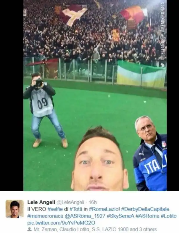 parodie totti selfie 12