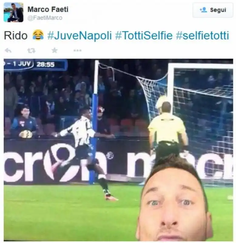 parodie totti selfie 2