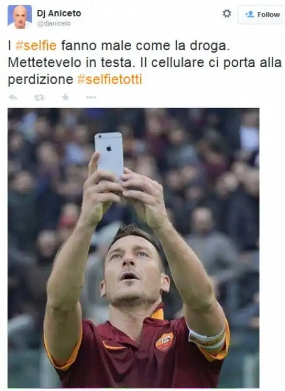 parodie totti selfie 22