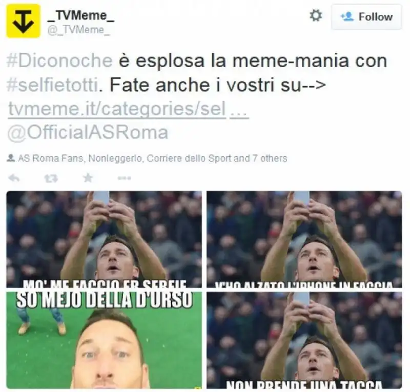 parodie totti selfie 29