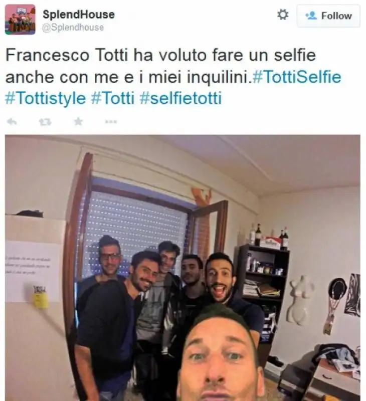 parodie totti selfie 30