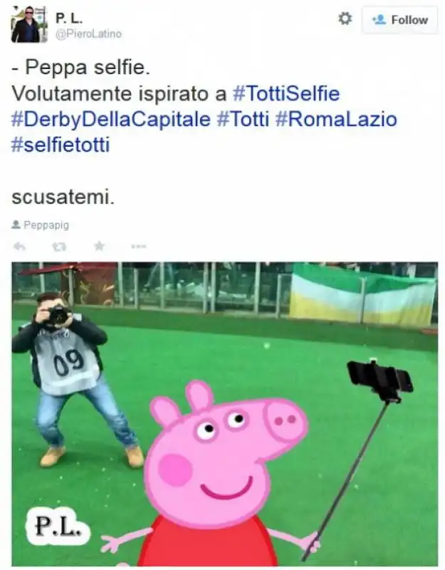 parodie totti selfie 35