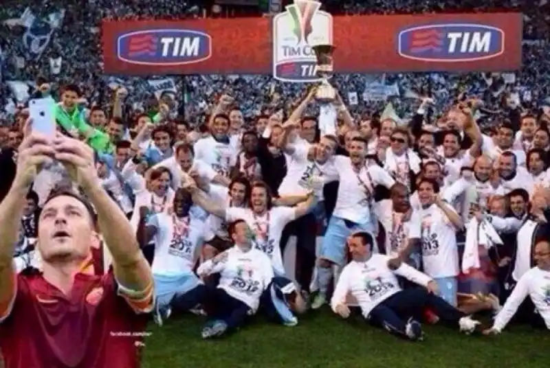 parodie totti selfie 44