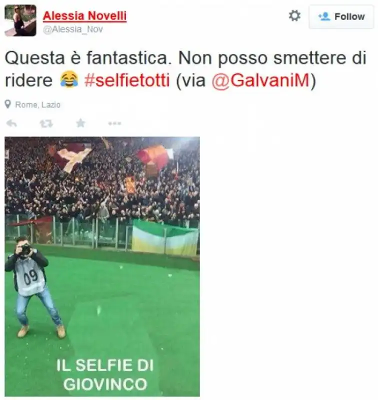 parodie totti selfie 47