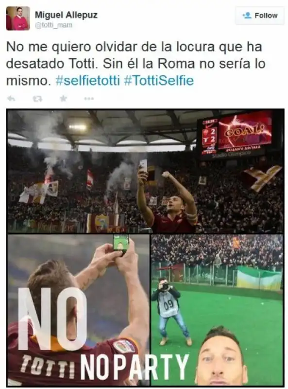 parodie totti selfie 52