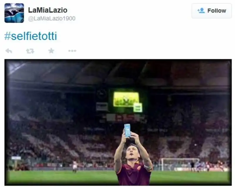 parodie totti selfie 55