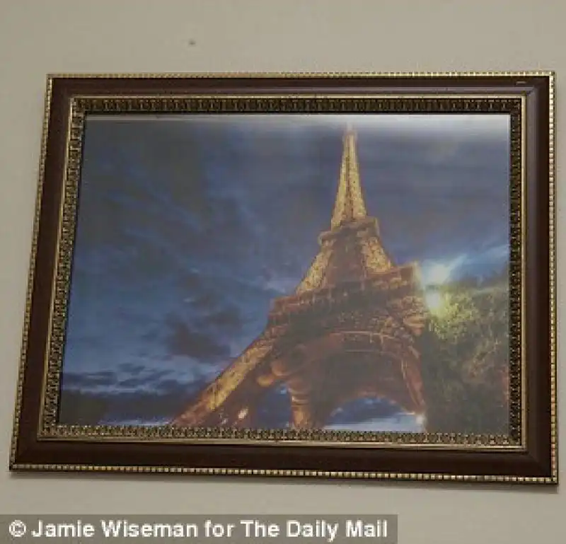 torre eiffel nella stanza di hayat