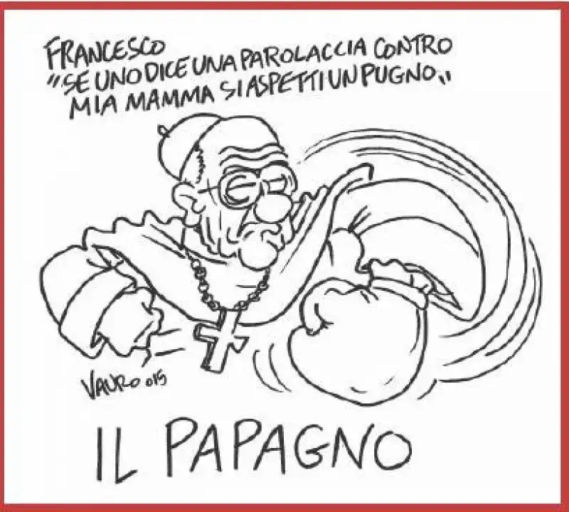 VIGNETTA VAURO - BERGOGLIO PAPAGNO