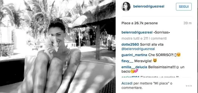 belen rodriguez in vacanza da sola col figlio su instagram