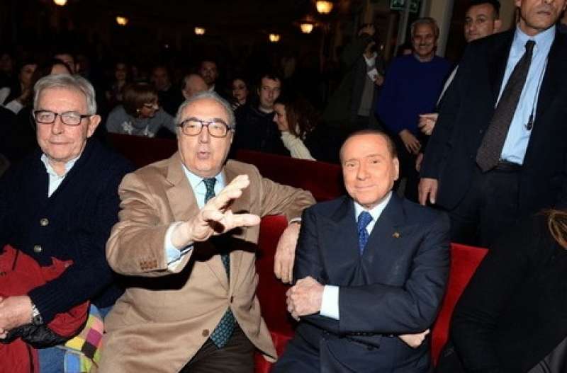 berlusconi al bagaglino con pingitore 13