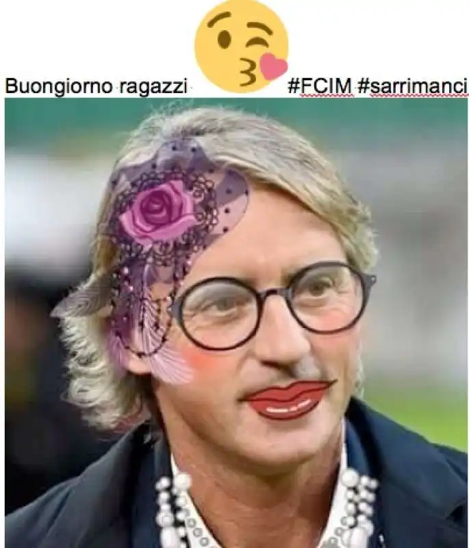 fotomontaggi e parodie sarri mancini  12