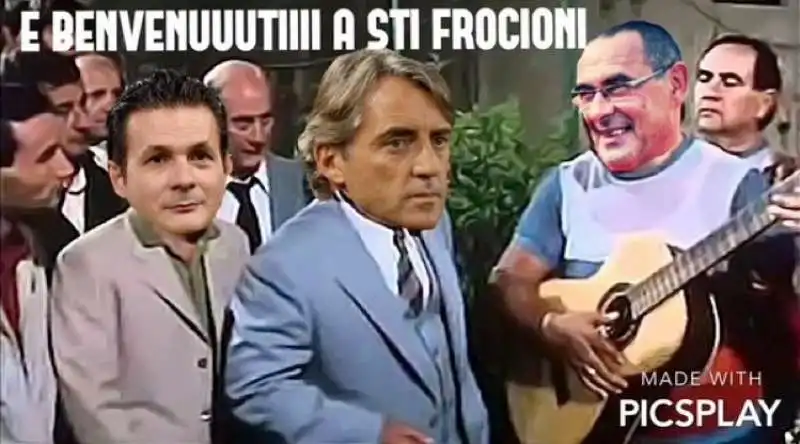 fotomontaggi e parodie sarri mancini  7