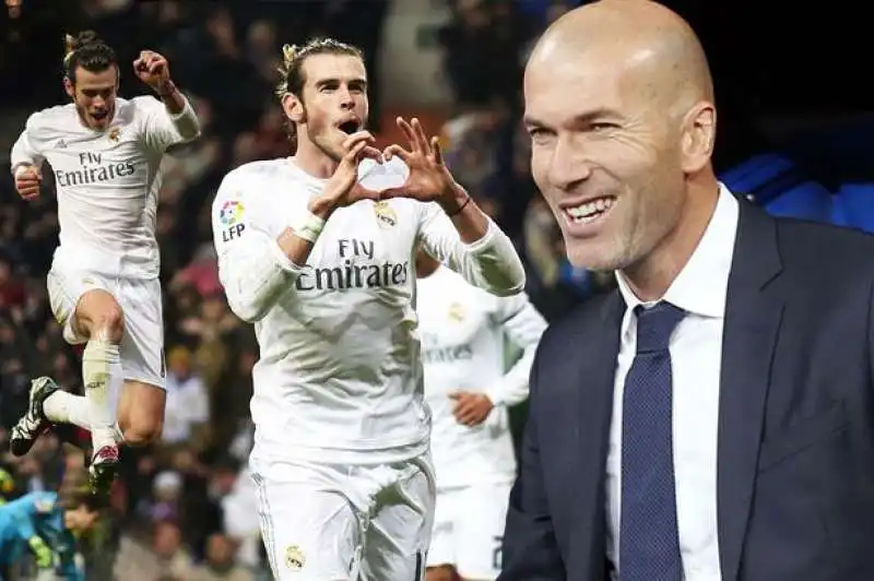 gareth bale zinedine zidane