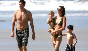 gisele bundchen tom brady e figli