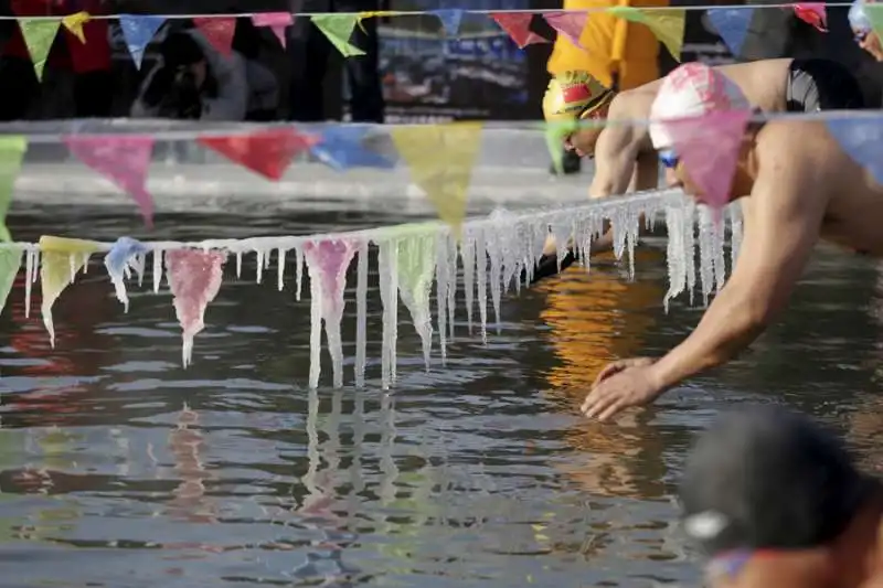 harbin international ice and snow festival competizione nuoto