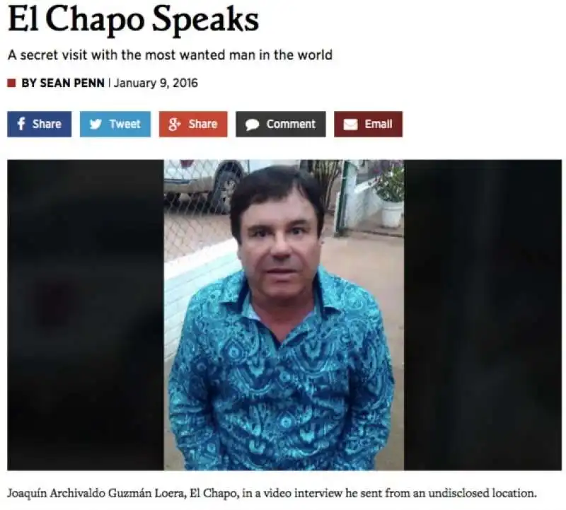 intervista el chapo sean penn