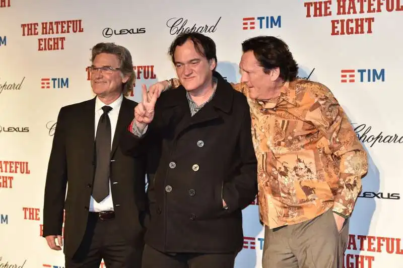 kurt russel  quentin tarantino michael madsen