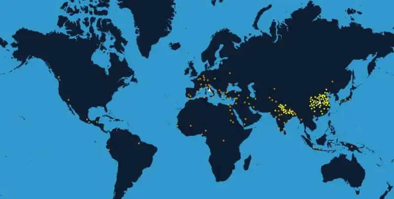 LA MAPPA DELLE POPOLAZIONI GLOBALI DUEMILA ANNI FA