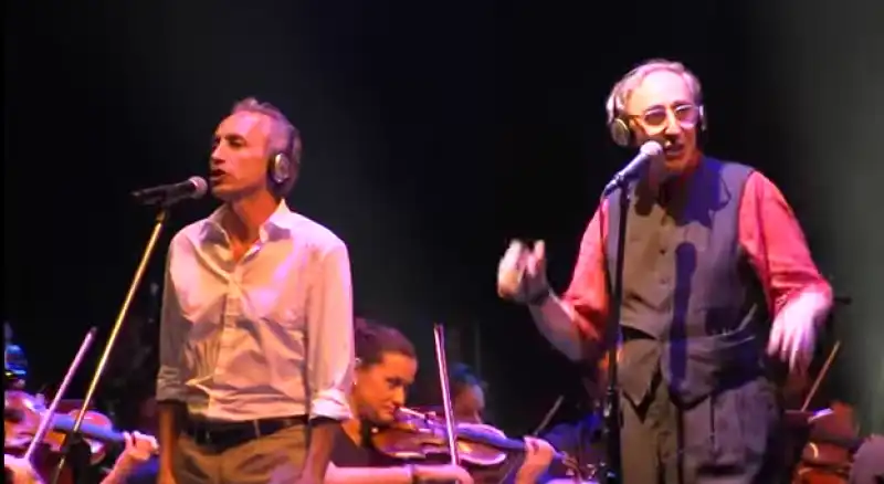 MARCO TRAVAGLIO E FRANCO BATTIATO