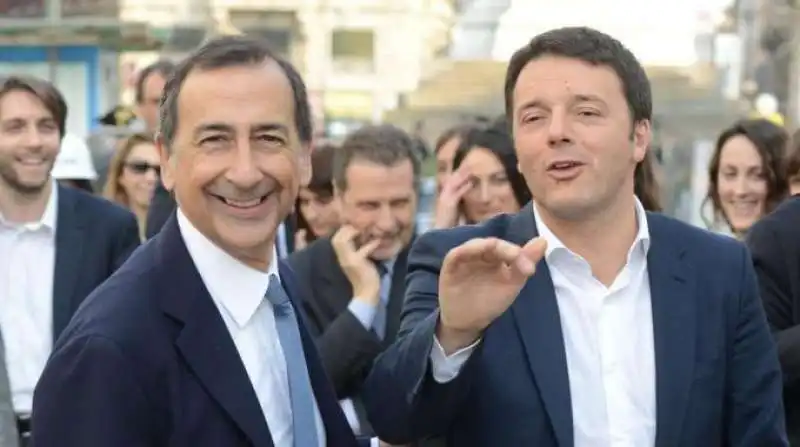 matteo   renzi giuseppe sala