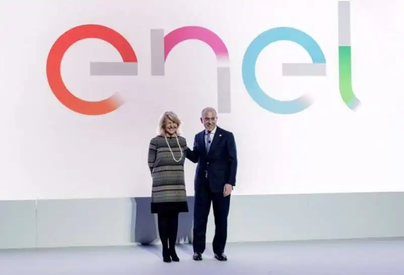 PATRIZIA GRIECO E FRANCESCO STARACE NUOVO LOGO ENEL