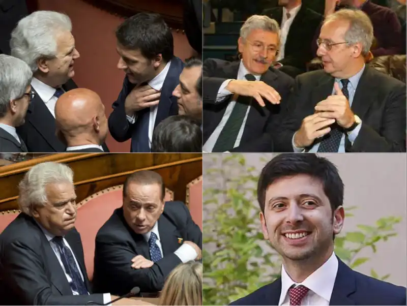 RENZI VELTRONI VERDINI SPERANZA