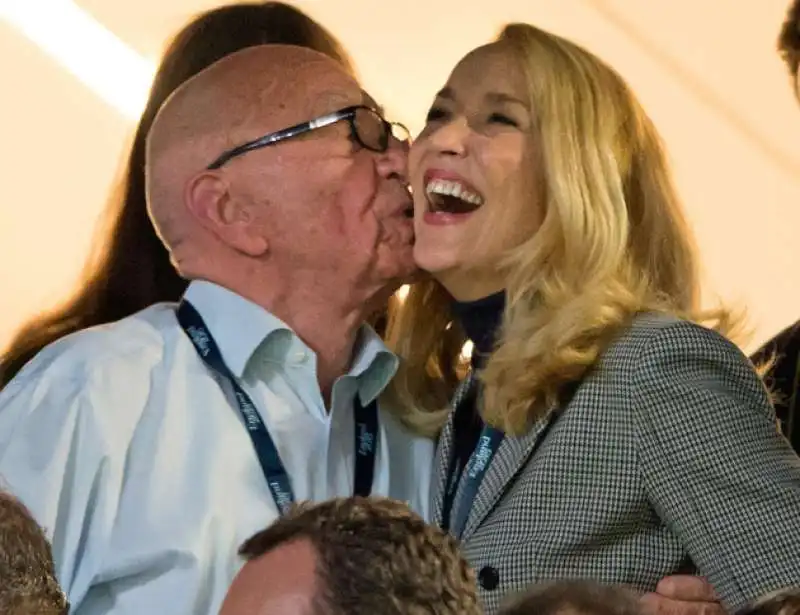 RUPERT MURDOCH E JERRY HALL