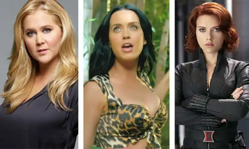 amy schumer katy perry scarlett johansson