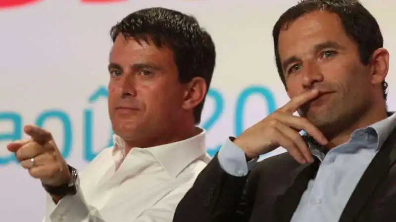 benoit hamon manuel valls