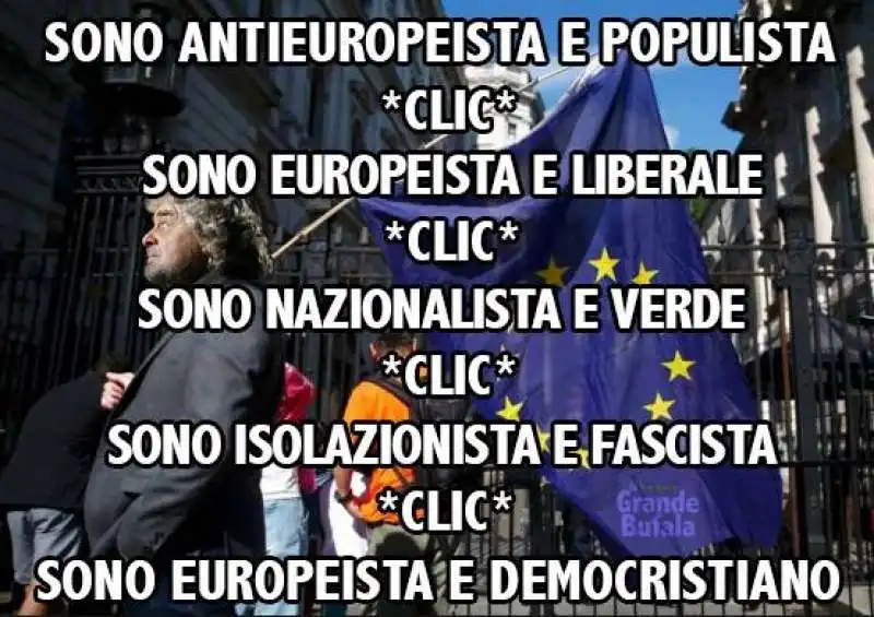 BEPPE GRILLO IN EUROPA