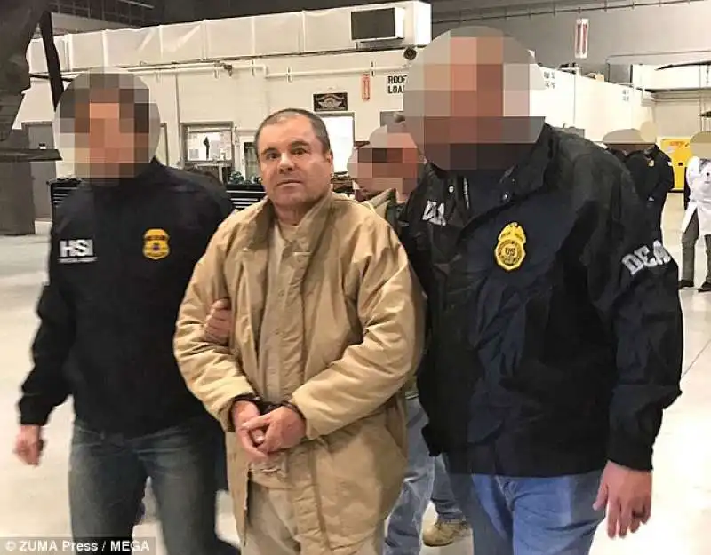 el chapo arriva in usa