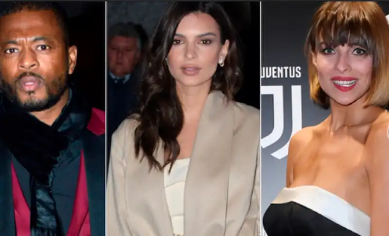 evra  emily ratajkowski  cristina chiabotto