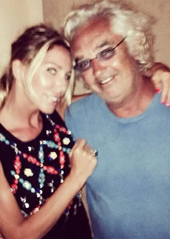 guendalina canessa in kenya con briatore