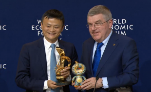 JACK MA E THOMAS BACH